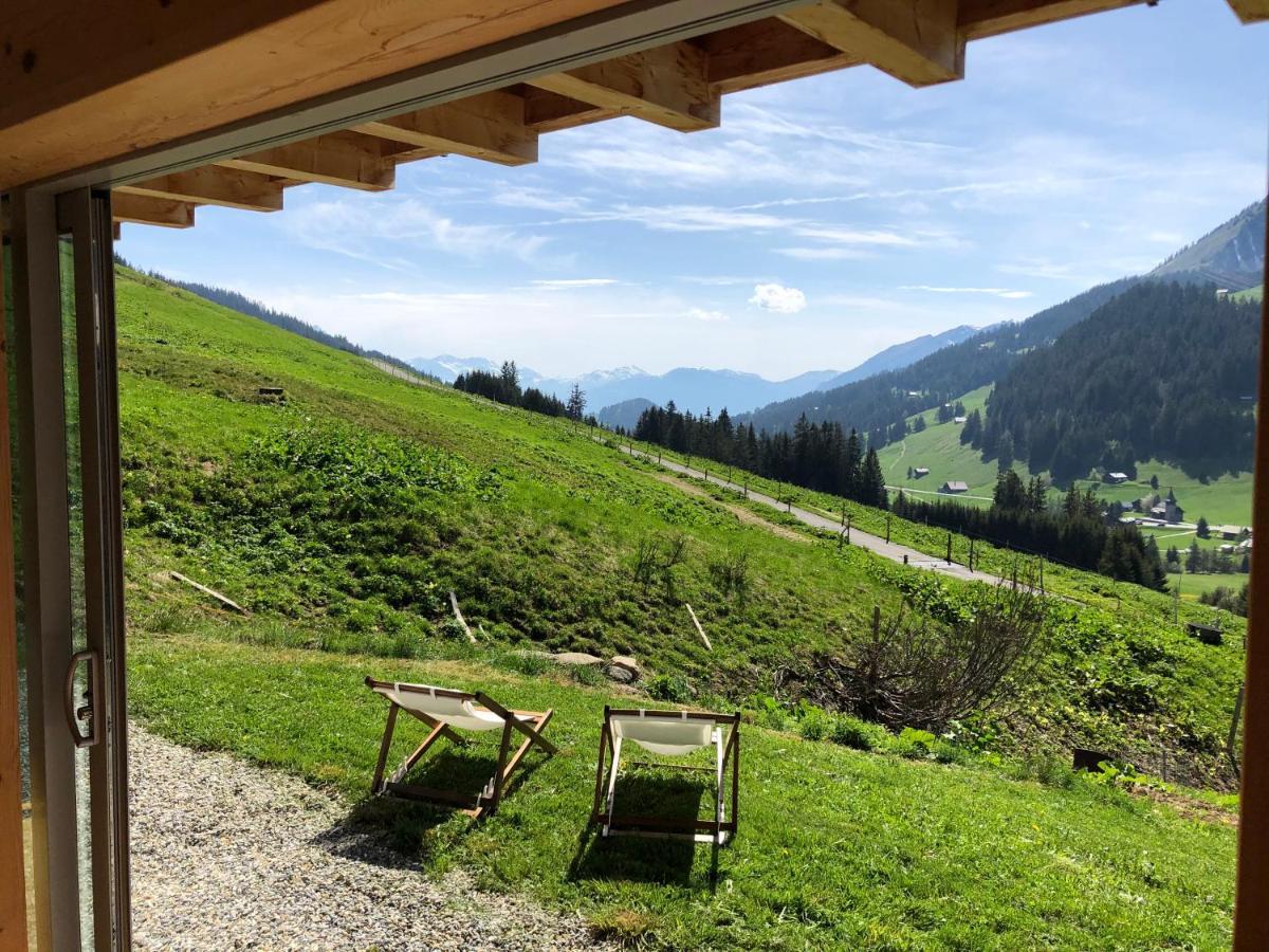 Alpine Dream Chalet With Spa Close To Lake Geneva Les Mosses Eksteriør billede