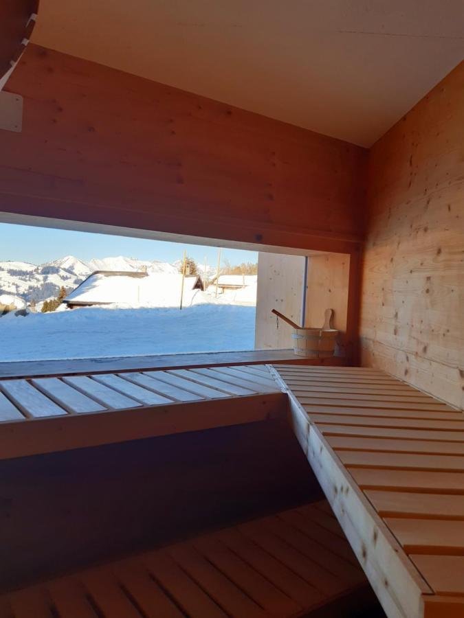 Alpine Dream Chalet With Spa Close To Lake Geneva Les Mosses Eksteriør billede