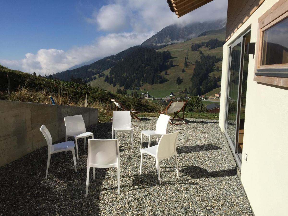 Alpine Dream Chalet With Spa Close To Lake Geneva Les Mosses Eksteriør billede